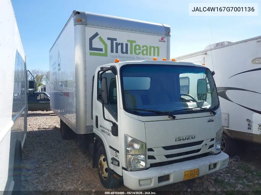 2016 Isuzu Npr Dsl Reg At VIN: JALC4W167G7001136 Lot: 45103490