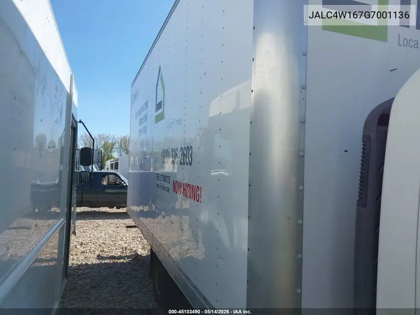 2016 Isuzu Npr Dsl Reg At VIN: JALC4W167G7001136 Lot: 45103490