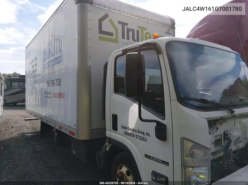 2016 Isuzu Npr Dsl Reg At VIN: JALC4W161G7001780 Lot: 45328705
