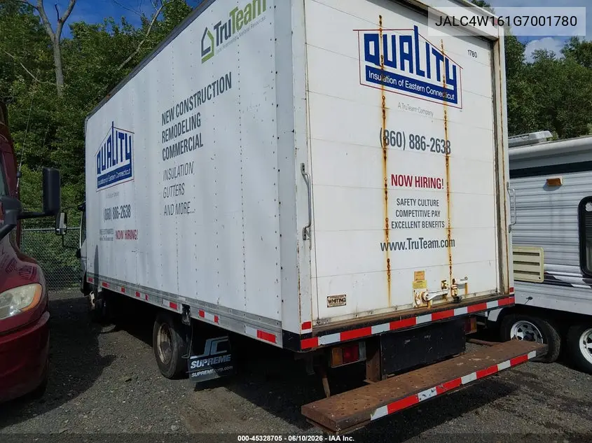 2016 Isuzu Npr Dsl Reg At VIN: JALC4W161G7001780 Lot: 45328705