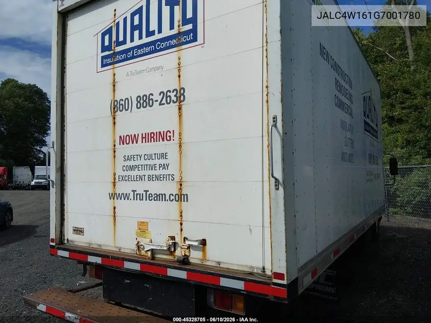 2016 Isuzu Npr Dsl Reg At VIN: JALC4W161G7001780 Lot: 45328705
