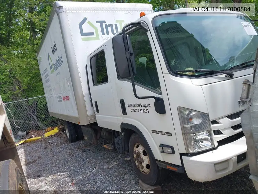 2017 Isuzu Npr Hd Dsl Crew VIN: JALC4J161H7000584 Lot: 45014385