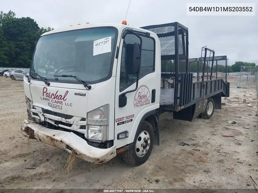 2021 Isuzu Npr VIN: 54DB4W1D1MS203552 Lot: 45277257