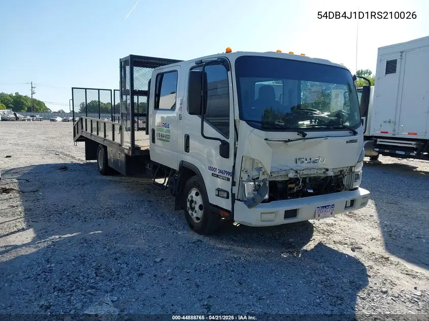 2024 Isuzu Npr VIN: 54DB4J1D1RS210026 Lot: 44888765