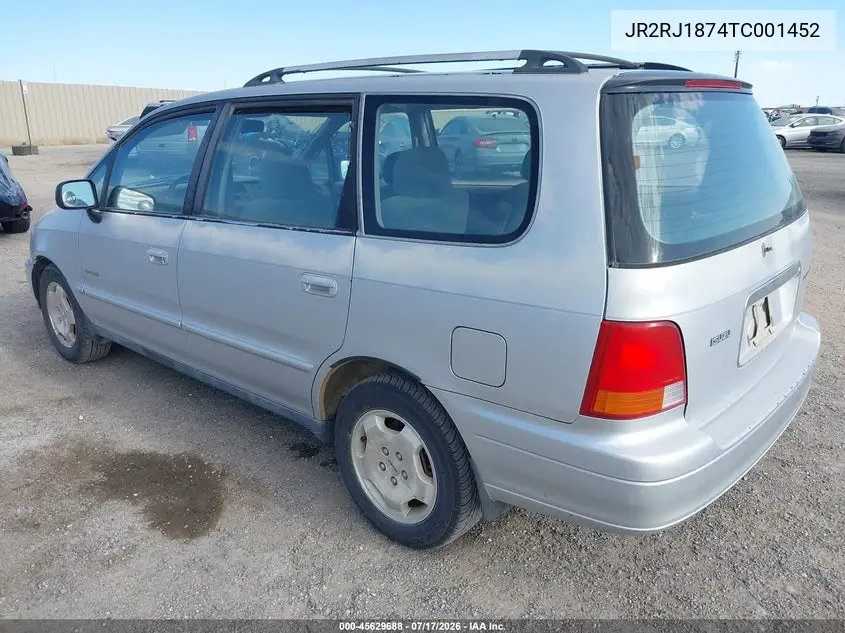 1996 Isuzu Oasis Ls VIN: JR2RJ1874TC001452 Lot: 45629688