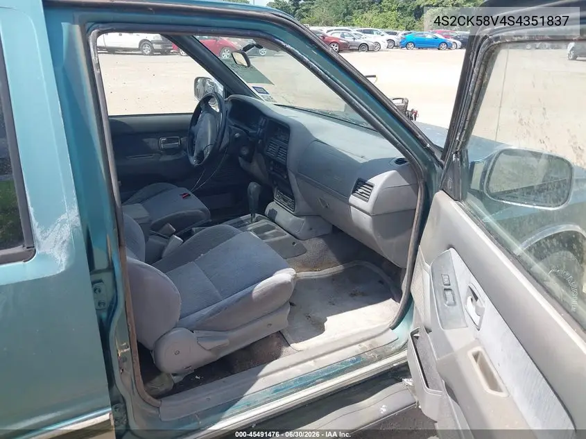 1995 Isuzu Rodeo S/Ls VIN: 4S2CK58V4S4351837 Lot: 45491476