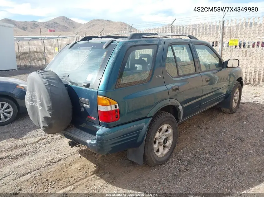 1999 Isuzu Rodeo Ls/Lse/S VIN: 4S2CM58W7X4349980 Lot: 45285574