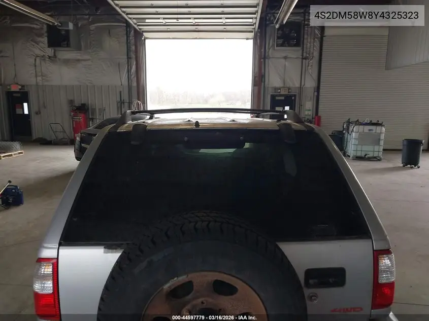 2000 Isuzu Rodeo Ls/Lse/S VIN: 4S2DM58W8Y4325323 Lot: 44597779