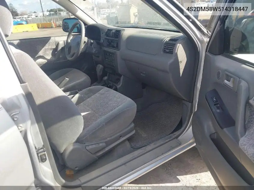 2001 Isuzu Rodeo Ls 3.2L/Ls 3.2L V6/Lse 3.2L V6/S/S 3.2L V6 VIN: 4S2DM58W514318447 Lot: 44433459