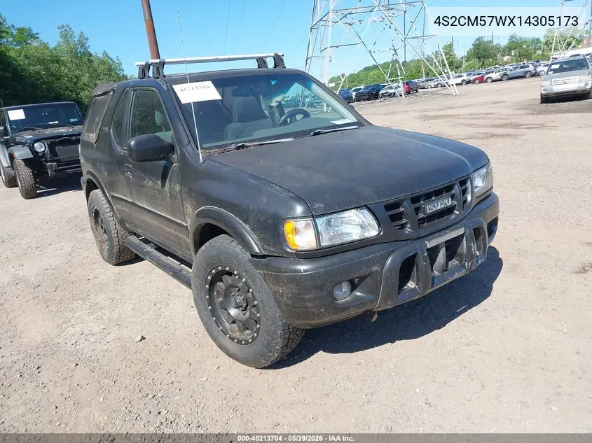 2001 Isuzu Rodeo Sport S 3.2L V6 Hard Top/S 3.2L V6 Soft Top VIN: 4S2CM57WX14305173 Lot: 45213704