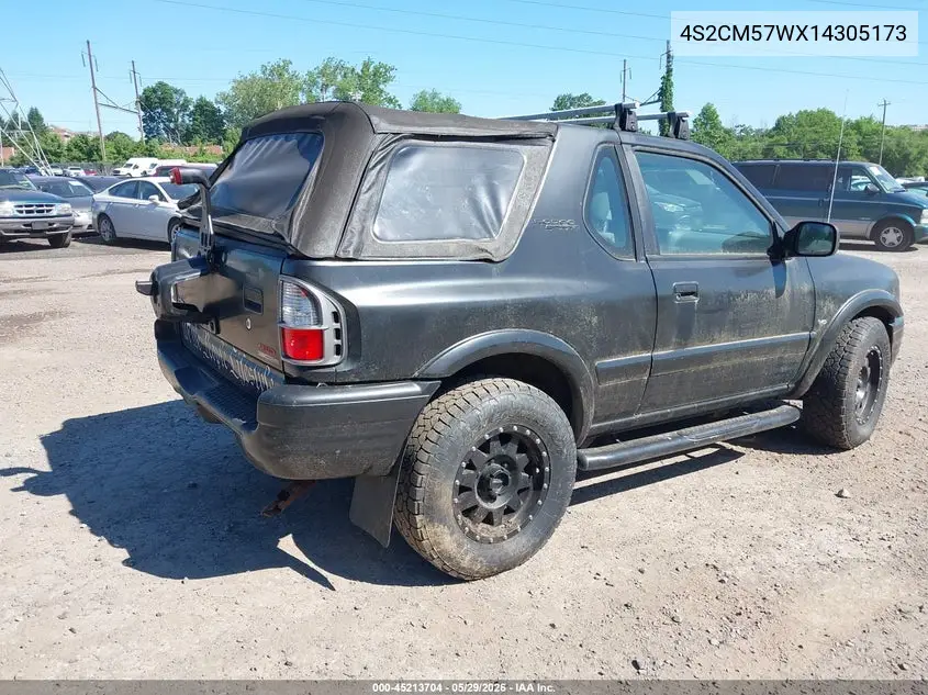 2001 Isuzu Rodeo Sport S 3.2L V6 Hard Top/S 3.2L V6 Soft Top VIN: 4S2CM57WX14305173 Lot: 45213704