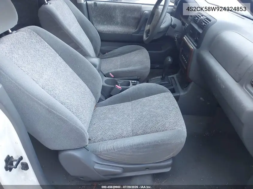 2002 Isuzu Rodeo Ls/Lse/S VIN: 4S2CK58W924324853 Lot: 45639980