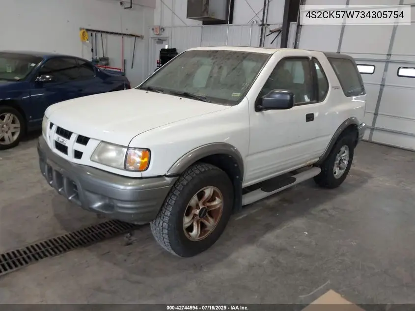 2003 Isuzu Rodeo Sport VIN: 4S2CK57W734305754 Lot: 42744594