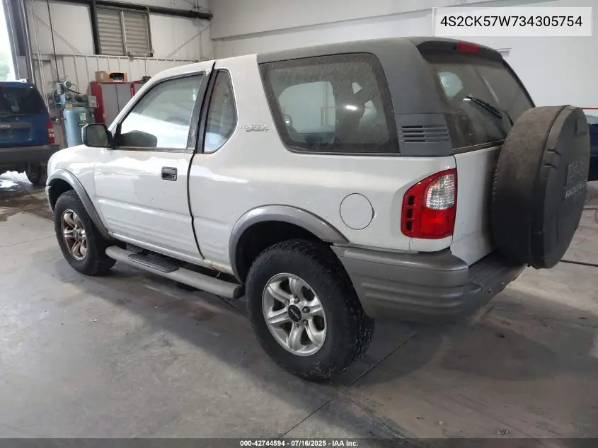 2003 Isuzu Rodeo Sport VIN: 4S2CK57W734305754 Lot: 42744594