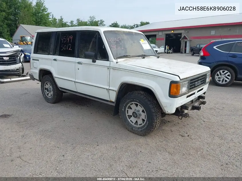 1989 Isuzu Trooper Ii VIN: JACCH58E6K8906028 Lot: 45495012