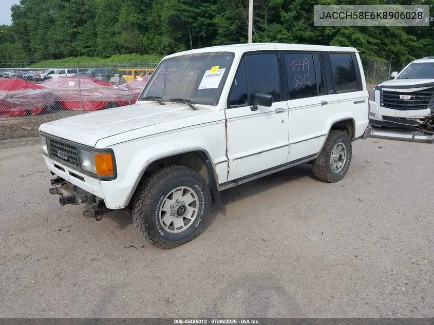 1989 Isuzu Trooper Ii VIN: JACCH58E6K8906028 Lot: 45495012