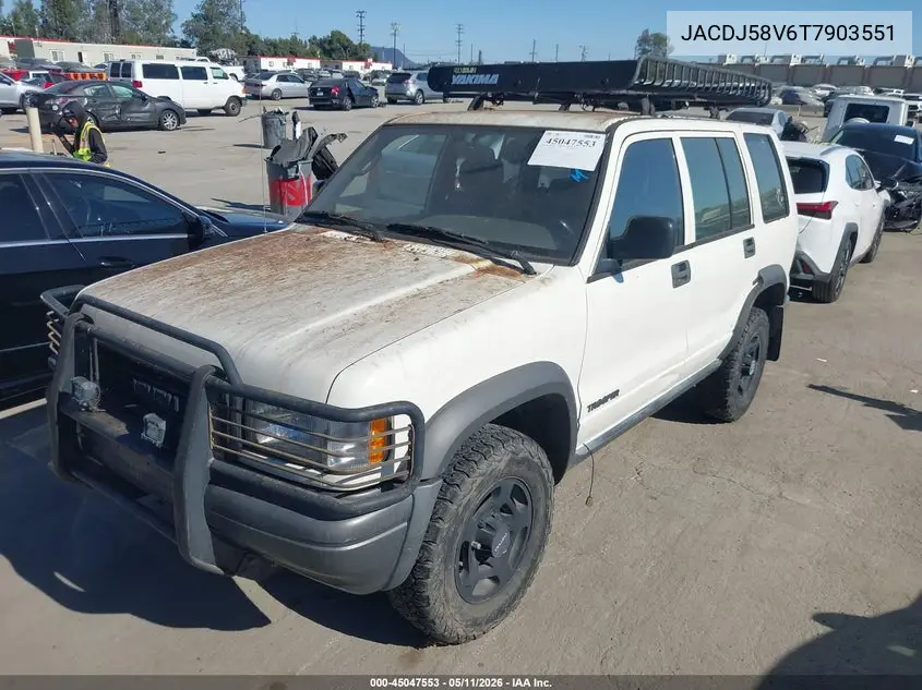 1996 Isuzu Trooper S/Se/Ls/Limited VIN: JACDJ58V6T7903551 Lot: 45047553