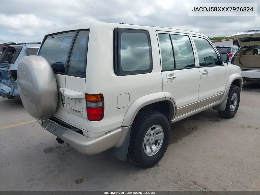 1999 Isuzu Trooper S VIN: JACDJ58XXX7926824 Lot: 45401029