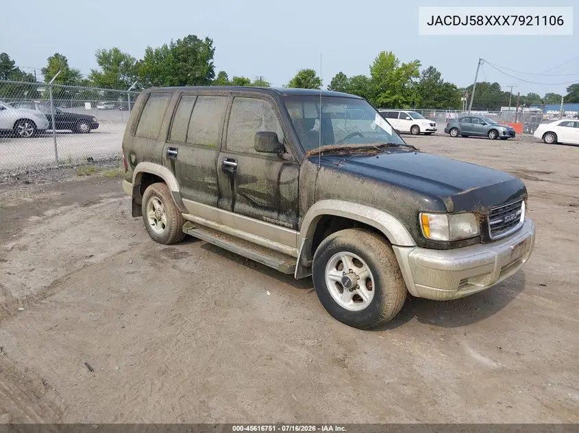 1999 Isuzu Trooper S VIN: JACDJ58XXX7921106 Lot: 45616751