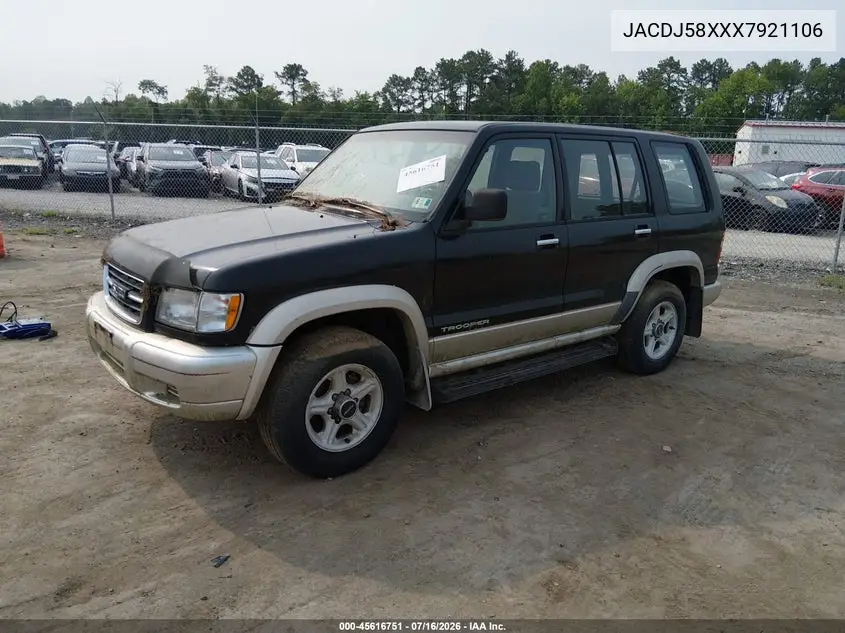 1999 Isuzu Trooper S VIN: JACDJ58XXX7921106 Lot: 45616751