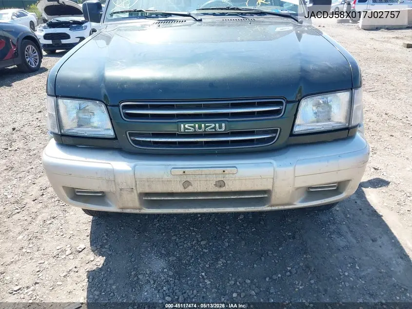 2001 Isuzu Trooper Limited/Ls/S VIN: JACDJ58X017J02757 Lot: 45117474