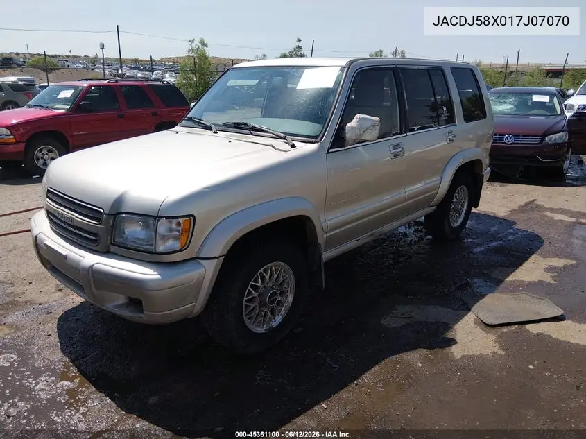 2001 Isuzu Trooper Limited/Ls/S VIN: JACDJ58X017J07070 Lot: 45361100