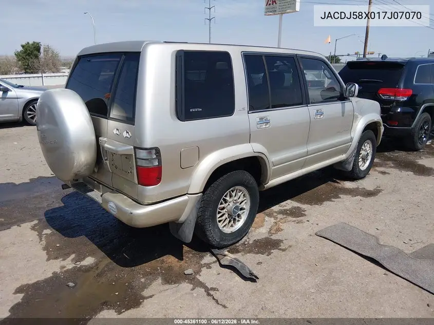 2001 Isuzu Trooper Limited/Ls/S VIN: JACDJ58X017J07070 Lot: 45361100