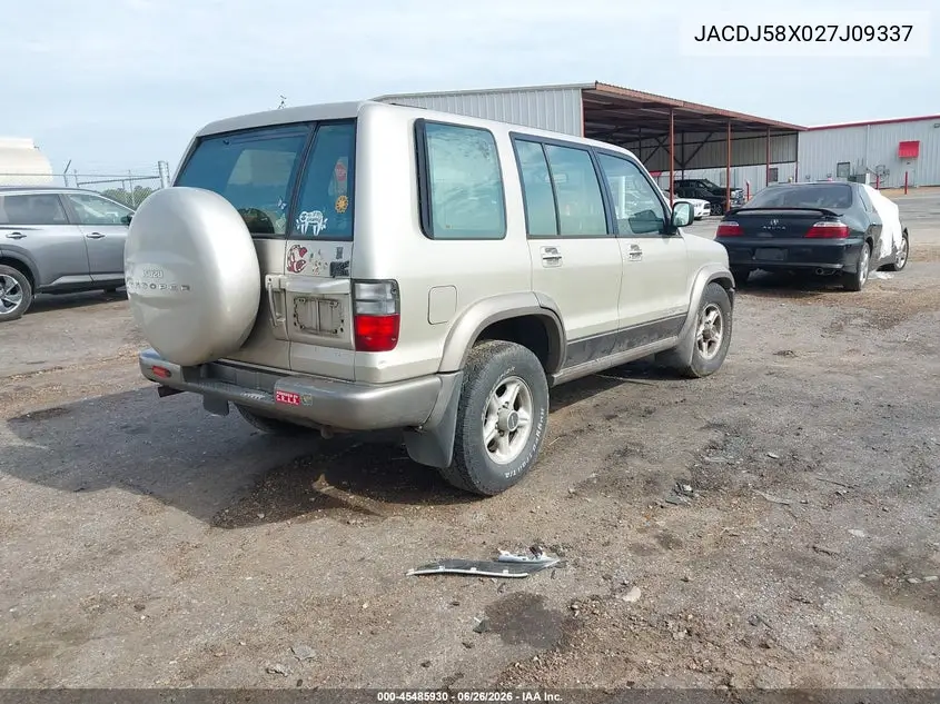 2002 Isuzu Trooper Ls/Ltd/S VIN: JACDJ58X027J09337 Lot: 45485930