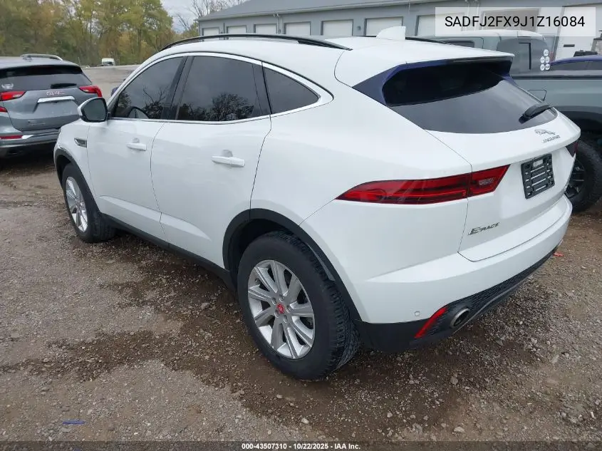 2018 Jaguar E-Pace R-Dynamic S/S VIN: SADFJ2FX9J1Z16084 Lot: 43507310