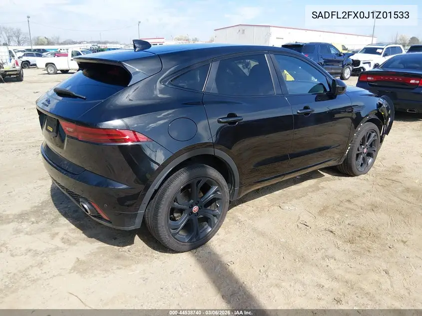 2018 Jaguar E-Pace First Edition VIN: SADFL2FX0J1Z01533 Lot: 44538740