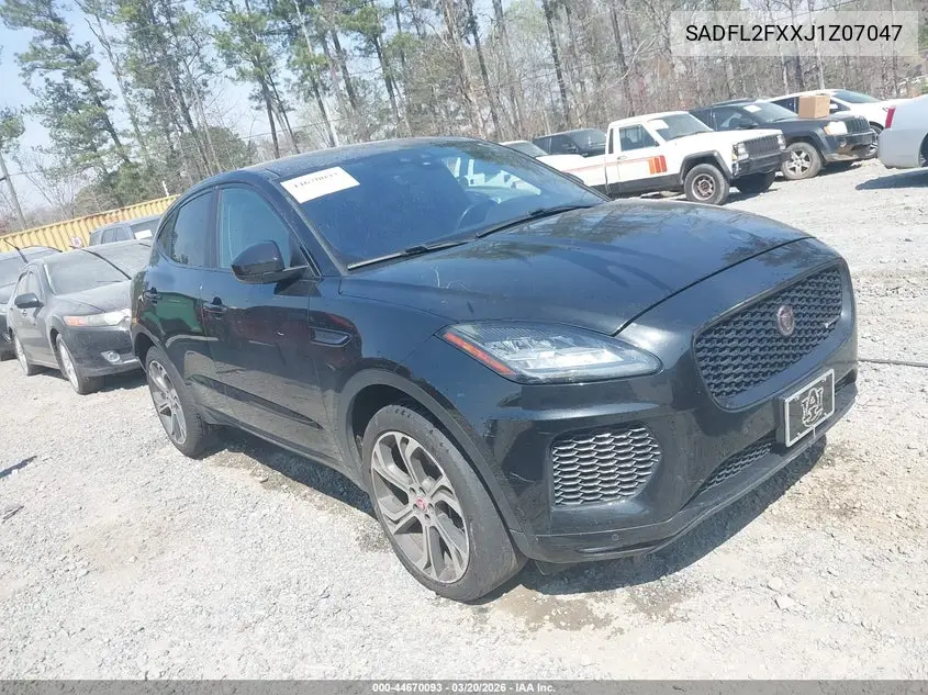 2018 Jaguar E-Pace First Edition VIN: SADFL2FXXJ1Z07047 Lot: 44670093