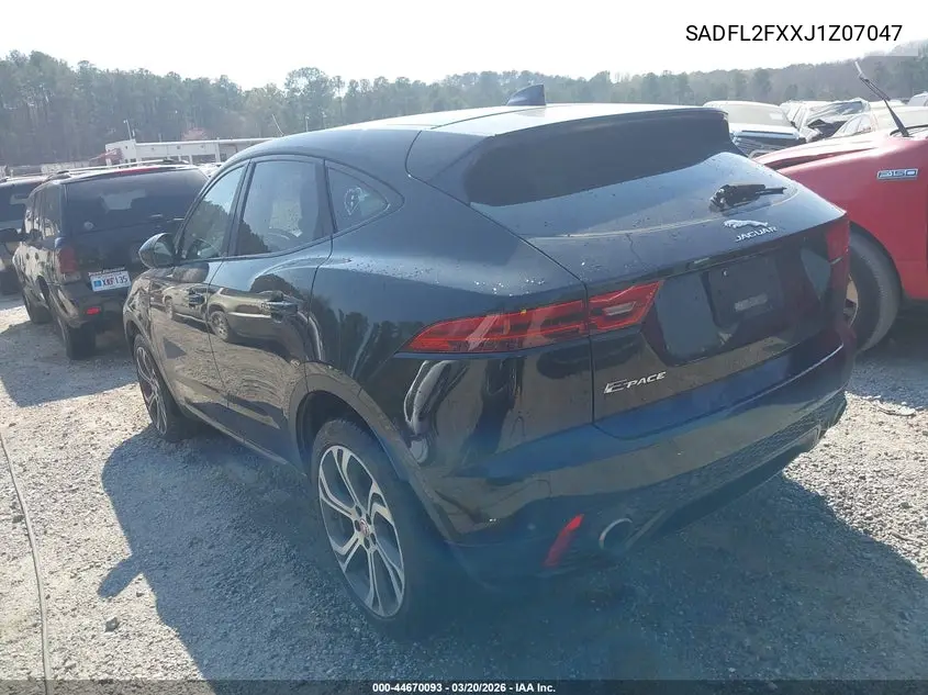 2018 Jaguar E-Pace First Edition VIN: SADFL2FXXJ1Z07047 Lot: 44670093
