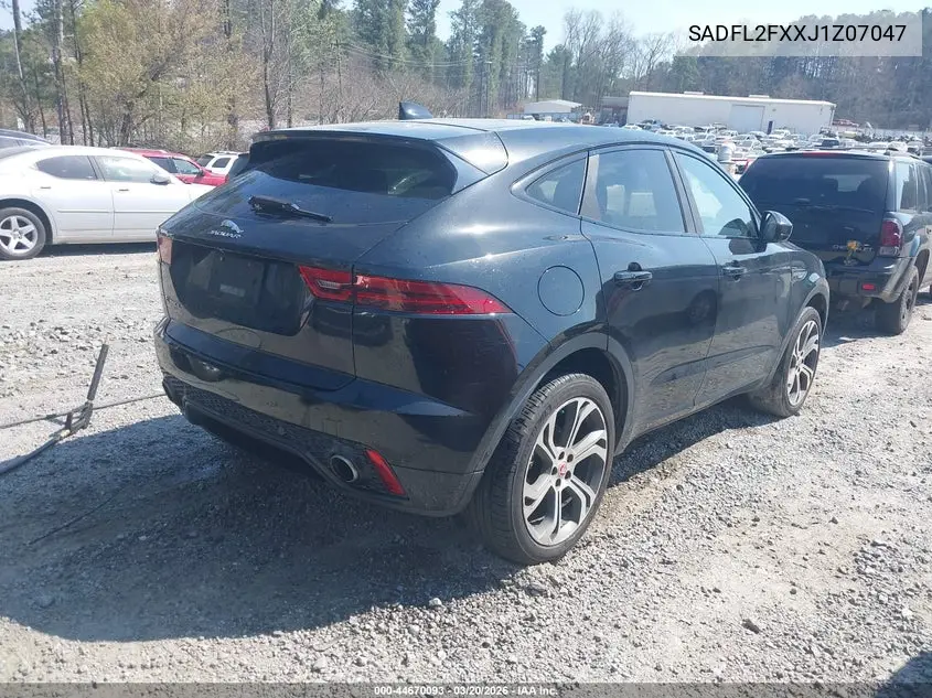 2018 Jaguar E-Pace First Edition VIN: SADFL2FXXJ1Z07047 Lot: 44670093
