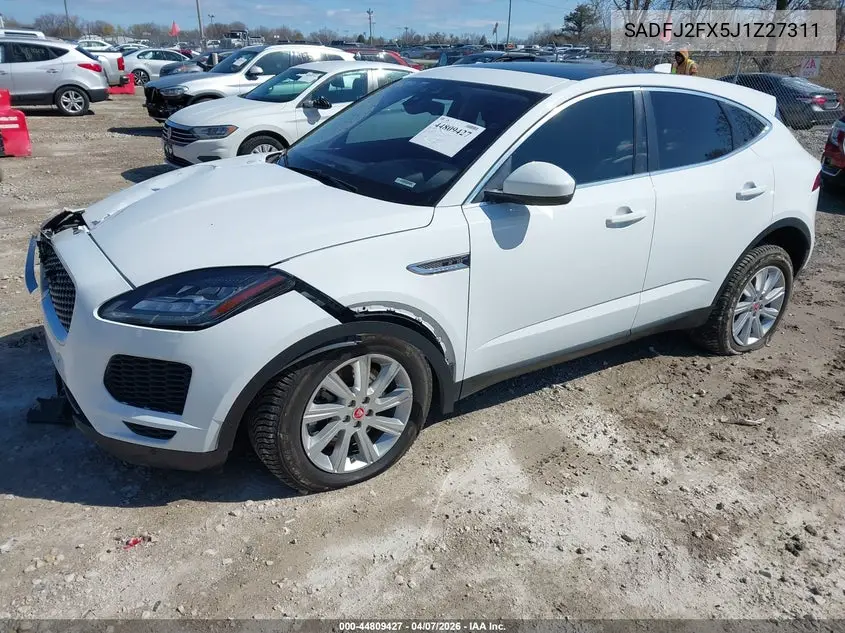 2018 Jaguar E-Pace R-Dynamic S/S VIN: SADFJ2FX5J1Z27311 Lot: 44809427