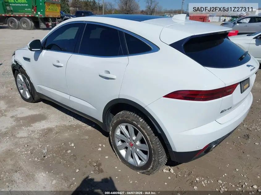 2018 Jaguar E-Pace R-Dynamic S/S VIN: SADFJ2FX5J1Z27311 Lot: 44809427
