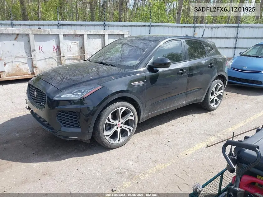 2018 Jaguar E-Pace First Edition VIN: SADFL2FX6J1Z01925 Lot: 45039344
