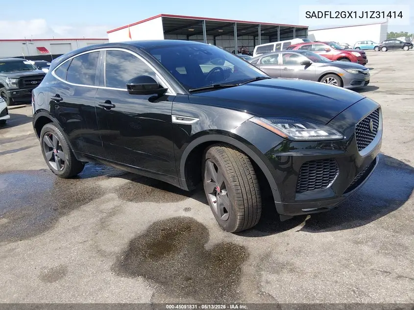 2018 Jaguar E-Pace R-Dynamic Se VIN: SADFL2GX1J1Z31414 Lot: 45091831