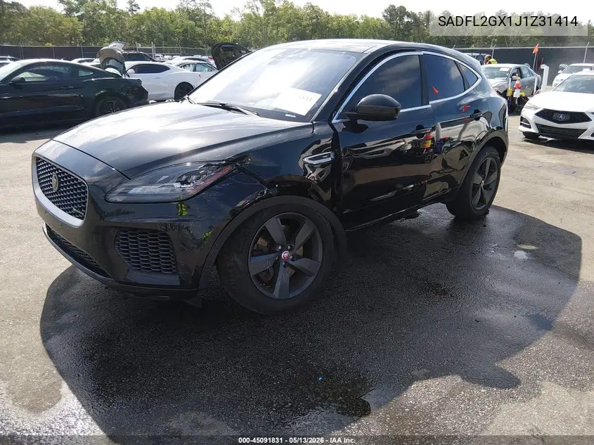 2018 Jaguar E-Pace R-Dynamic Se VIN: SADFL2GX1J1Z31414 Lot: 45091831