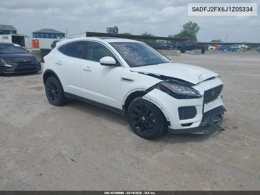 2018 Jaguar E-Pace R-Dynamic S/S VIN: SADFJ2FX6J1Z05334 Lot: 45168890