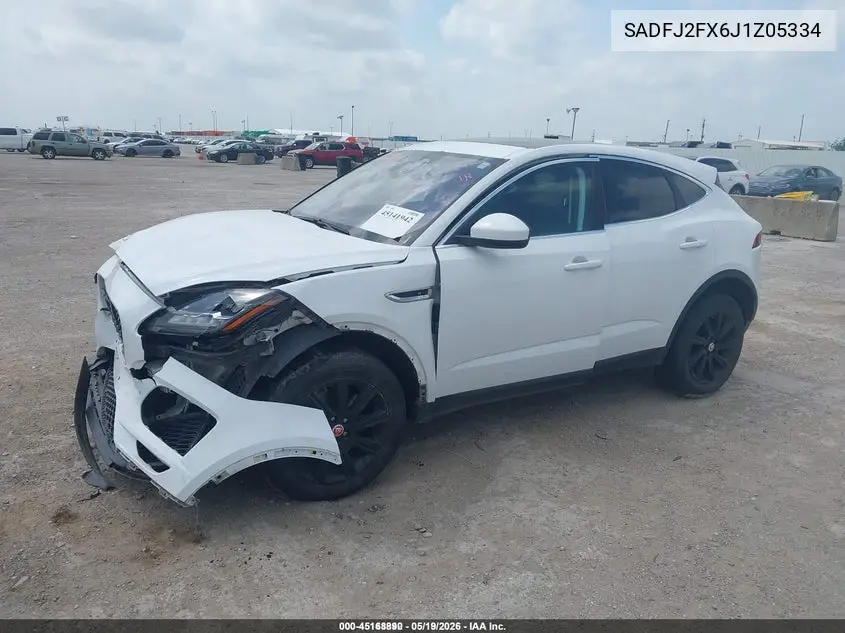 2018 Jaguar E-Pace R-Dynamic S/S VIN: SADFJ2FX6J1Z05334 Lot: 45168890