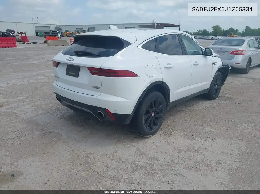 2018 Jaguar E-Pace R-Dynamic S/S VIN: SADFJ2FX6J1Z05334 Lot: 45168890