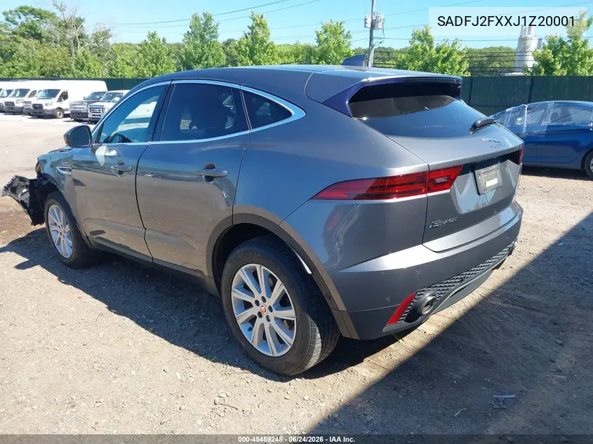 2018 Jaguar E-Pace R-Dynamic S/S VIN: SADFJ2FXXJ1Z20001 Lot: 45459248