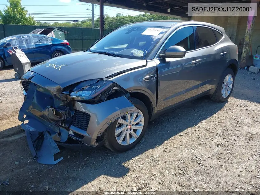 2018 Jaguar E-Pace R-Dynamic S/S VIN: SADFJ2FXXJ1Z20001 Lot: 45459248