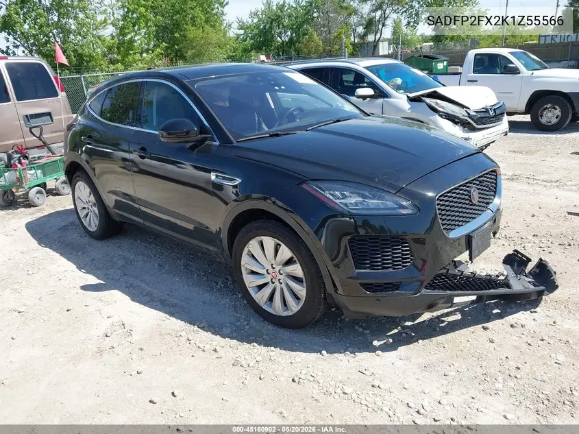 2019 Jaguar E-Pace Se VIN: SADFP2FX2K1Z55566 Lot: 45160902
