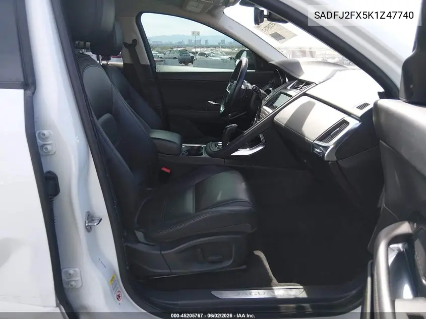 2019 Jaguar E-Pace S VIN: SADFJ2FX5K1Z47740 Lot: 45205767