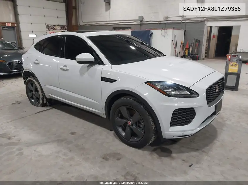 2020 Jaguar E-Pace Checkered Flag Edition P250 Awd Automatic VIN: SADF12FX8L1Z79356 Lot: 44688436