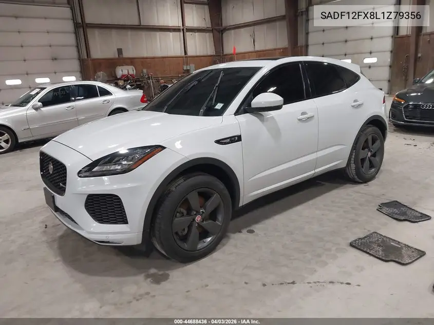 2020 Jaguar E-Pace Checkered Flag Edition P250 Awd Automatic VIN: SADF12FX8L1Z79356 Lot: 44688436