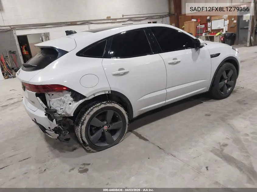 2020 Jaguar E-Pace Checkered Flag Edition P250 Awd Automatic VIN: SADF12FX8L1Z79356 Lot: 44688436