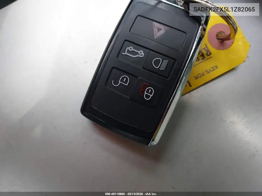 2020 Jaguar E-Pace P250 Awd Automatic VIN: SADFK2FX5L1Z82065 Lot: 45115668