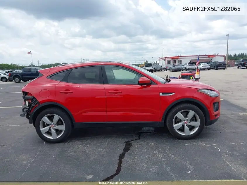 2020 Jaguar E-Pace P250 Awd Automatic VIN: SADFK2FX5L1Z82065 Lot: 45115668